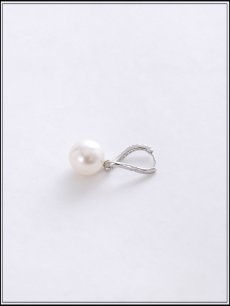 画像3: 【ピアス】ビジューラインパールフープピアス【Fサイズ/1カラー】[OF02] (3)
