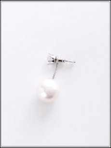 画像2: 【ピアス】ビジューパールピアス【Fサイズ/1カラー】[OF02] (2)