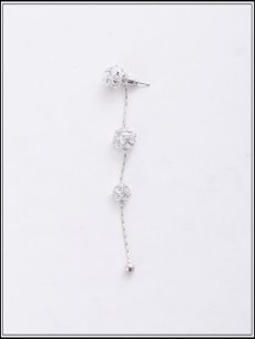 画像2: 【アクセサリー/ピアス】3連ビジューピアス【Fサイズ/1カラー】[OF02] 【YN】 (2)