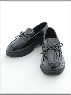 画像2: エナメルリボンパンプス【35-39サイズ/1カラー】[OF02]  (2)