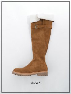 画像3: ベルトボアロングブーツ【37-39サイズ/2カラー】[OF03] 【YN】 (3)