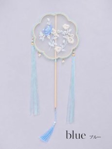 画像3: 【予約商品/8月下旬発送予定】【ハロウィン】 漢服扇子/うちわ ハロウィン小物 単品【2カラー】[HC03] (3)