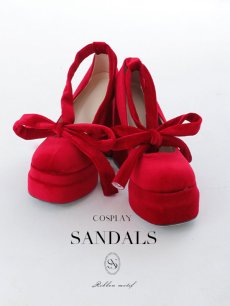 画像4: 【即日発送】1color/ 10cmヒール/ リボンモチーフ/ ハイヒール / パンプス/厚底 [OF03] (4)