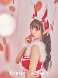 画像2: 【即日発送】セットアップバニーサンタ【sugar nine サンタコス 8点セット】【S-Lサイズ/2カラー】[OF04] (2)