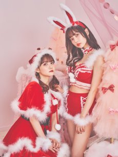 画像13: 【即日発送】セットアップバニーサンタ【sugar nine サンタコス 8点セット】【S-Lサイズ/2カラー】[OF04] (13)