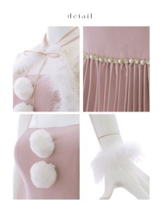 画像43: 【即日発送！】【サンタコス 4点セット】【S-Lサイズ/1カラー】ボレロ付きワンピースサンタ[OF01] (43)