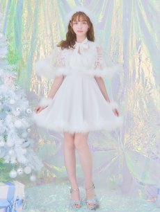 画像7: 【即日発送】【サンタコス 5点セット】【S-XLサイズ/3カラー】ポンチョ付きフレアサンタコスプレ[OF04] (7)