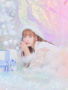 画像10: 【即日発送】【サンタコス 5点セット】【S-XLサイズ/3カラー】ポンチョ付きフレアサンタコスプレ[OF04] (10)