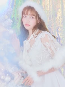 画像14: 【即日発送】【サンタコス 5点セット】【S-XLサイズ/3カラー】ポンチョ付きフレアサンタコスプレ[OF04] (14)