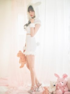 画像5: 【即日発送】【sugar nine サンタコス 5点セット】【XS-XLサイズ/3カラー】ベロアフードバニーセットアップサンタコスプレ[OF04] (5)