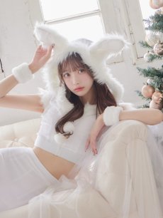 画像9: 【即日発送】【sugar nine サンタコス 5点セット】【XS-XLサイズ/3カラー】ベロアフードバニーセットアップサンタコスプレ[OF04] (9)