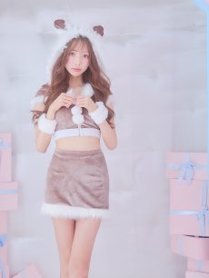 画像5: 【即日発送！】【サンタコス 5点セット】【XS-XLサイズ/3カラー】ベロアフードバニーセットアップサンタコスプレ[OF04] (5)