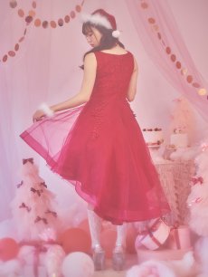 画像19: SALE!【即日発送】ケミカルレースチュールドレスワンピースフレアサンタ【sugar nine サンタコス 4点セット】【S-Lサイズ/1カラー】[OF04] (19)