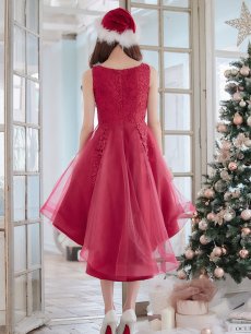 画像6: SALE!【即日発送】ケミカルレースチュールドレスワンピースフレアサンタ【sugar nine サンタコス 4点セット】【S-Lサイズ/1カラー】[OF04] (6)