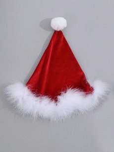 画像2: 【即日発送】ベロアサンタ帽子【sugar nine サンタコス】【4カラー】[OF04] (2)