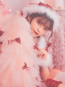 画像16: 【即日発送】ツイード/ セットアップ/ マーメイドフレアミニドレスサンタ【sugar nine サンタコス 5点セット】【XS-Mサイズ/5カラー】[OF04] (16)