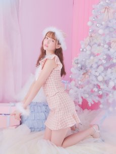 画像20: 【即日発送】ツイード/ セットアップ/ マーメイドフレアミニドレスサンタ【sugar nine サンタコス 5点セット】【XS-Mサイズ/5カラー】[OF04] (20)