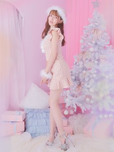 画像23: 【即日発送】ツイード/ セットアップ/ マーメイドフレアミニドレスサンタ【sugar nine サンタコス 5点セット】【XS-Mサイズ/5カラー】[OF04] (23)
