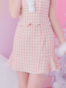 画像10: 【即日発送】ツイード/ セットアップ/ マーメイドフレアミニドレスサンタ【sugar nine サンタコス 5点セット】【XS-Mサイズ/5カラー】[OF04] (10)