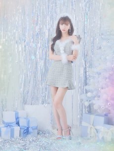 画像20: 【即日発送】ツイード/ セットアップ/ マーメイドフレアミニドレスサンタ【sugar nine サンタコス 5点セット】【XS-Mサイズ/5カラー】[OF04] (20)