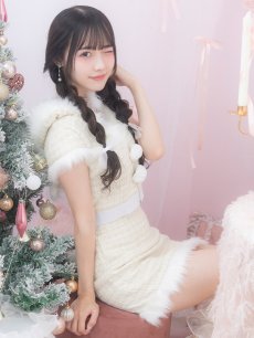 画像11: 【即日発送！】【サンタコス 5点セット】【XS-XLサイズ/2カラー】ツイードチェックバニーサンタコスプレ[OF04] (11)