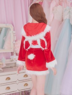 画像23: 【即日発送！】【サンタコス 4点セット】【S-Lサイズ/3カラー】セットアップバニーサンタコスプレ[OF04] (23)