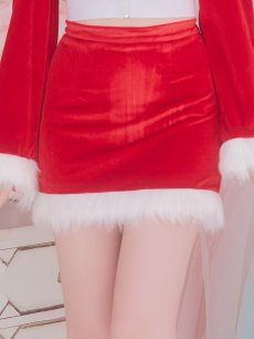 画像25: 【即日発送！】【サンタコス 4点セット】【S-Lサイズ/3カラー】セットアップバニーサンタコスプレ[OF04] (25)