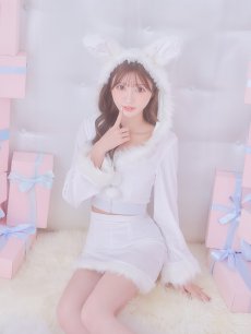 画像31: 【即日発送！】【サンタコス 4点セット】【S-Lサイズ/3カラー】セットアップバニーサンタコスプレ[OF04] (31)