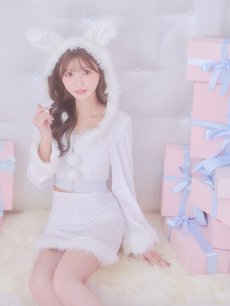 画像12: 【即日発送！】【サンタコス 4点セット】【S-Lサイズ/3カラー】セットアップバニーサンタコスプレ[OF04] (12)