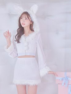 画像15: 【即日発送！】【サンタコス 4点セット】【S-Lサイズ/3カラー】セットアップバニーサンタコスプレ[OF04] (15)