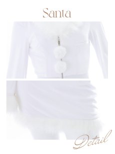 画像41: 【即日発送！】【サンタコス 4点セット】【S-Lサイズ/3カラー】セットアップバニーサンタコスプレ[OF04] (41)