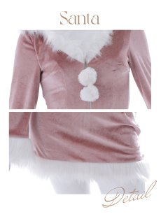画像35: 【即日発送！】【サンタコス 4点セット】【S-Lサイズ/3カラー】セットアップバニーサンタコスプレ[OF04] (35)