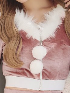 画像18: 【即日発送！】【サンタコス 4点セット】【S-Lサイズ/3カラー】セットアップバニーサンタコスプレ[OF04] (18)