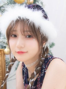 画像3: SALE!即日発送！【サンタコス 4点セット】【S-Lサイズ/2カラー】サイドリボンツイードサンタコスプレ[OF04] (3)