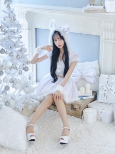 画像29: 【即日発送】【サンタコス 5点セット】【XS-XLサイズ/4カラー】セットアップバニーフレアサンタ[OF04] (29)