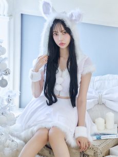 画像17: 【即日発送】【サンタコス 5点セット】【XS-XLサイズ/4カラー】セットアップバニーフレアサンタ[OF04] (17)