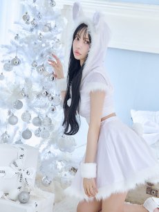 画像23: 【即日発送】【サンタコス 5点セット】【XS-XLサイズ/4カラー】セットアップバニーフレアサンタ[OF04] (23)