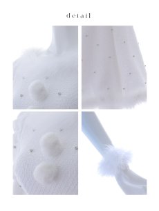 画像30: 【即日発送！】【サンタコス 4点セット】【XS-XLサイズ/3カラー】ツイードビジュープリーツスカートサンタコスプレ[OF04] (30)