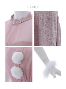 画像40: SALE!【即日発送！】【サンタコス 4点セット】【S-Lサイズ/1カラー】シースルーツイードサンタコスプレ[OF04] (40)