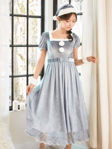 画像2: SALE!【サンタコス 5点セット】【S-Mサイズ/2カラー】ベロアワンピースサンタ[OF01] (2)