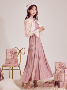 画像9: 【即日発送！】【サンタコス 4点セット】【S-Lサイズ/1カラー】ボレロ付きワンピースサンタ[OF01] (9)