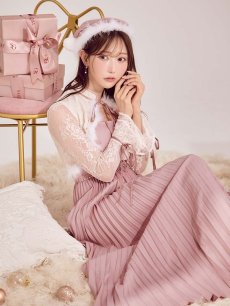 画像11: 【即日発送！】【サンタコス 4点セット】【S-Lサイズ/1カラー】ボレロ付きワンピースサンタ[OF01] (11)