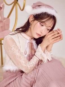 画像14: 【即日発送！】【サンタコス 4点セット】【S-Lサイズ/1カラー】ボレロ付きワンピースサンタ[OF01] (14)