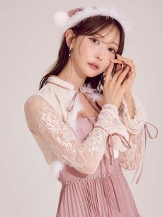 画像15: 【即日発送！】【サンタコス 4点セット】【S-Lサイズ/1カラー】ボレロ付きワンピースサンタ[OF01] (15)