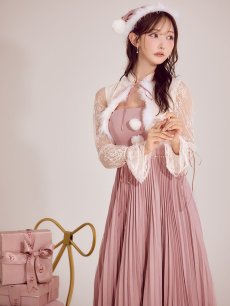 画像17: 【即日発送！】【サンタコス 4点セット】【S-Lサイズ/1カラー】ボレロ付きワンピースサンタ[OF01] (17)
