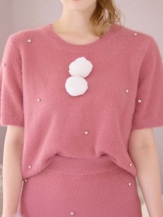 画像15: SALE!【サンタコス 5点セット】【S-Lサイズ/2カラー】ビジューニットワンピースサンタコスプレ[OF01] (15)