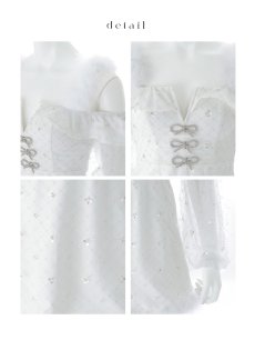 画像27: 【即日発送】【送料無料！】【サンタ】オフショルチュール袖リボンサンタコスプレ【コスプレ2点セット】【XS-Lサイズ/1カラー】[OF01] (27)