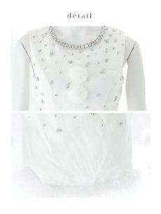 画像18: 【即日発送】【サンタ】ストーンビジューノースリーブタイトサンタコスプレ【コスプレ4点セット】【XS-Lサイズ/3カラー】[OF01] (18)