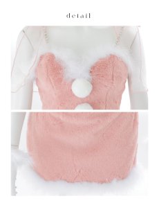 画像21: 【即日発送】【送料無料！】【サンタ】チュールリボンセットアップサンタコスプレ【コスプレ7点セット】【XS-Mサイズ/2カラー】 (21)