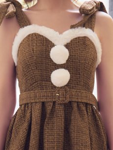 モデル：吉木千沙都（ちぃぽぽ）　身長：158cm　着用サイズ：Sサイズ